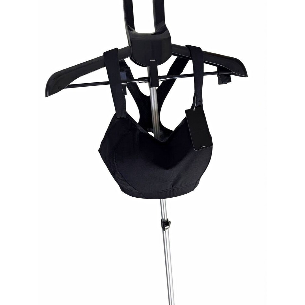 Syrokan Women Black Sports Bra High Impact Underwired Racerback Size US 32E NWT